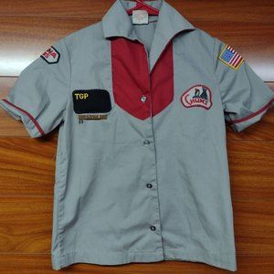 Boy's Vintage Official AWANA Uniform Sz.10 Awana Clubs Chum Button Up Shirt